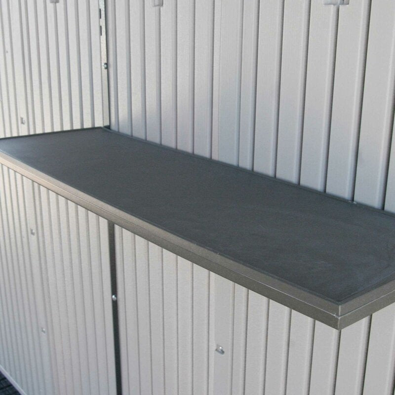 8 Ft. W x 10 Ft. D Plastic Traditional Storage Shed